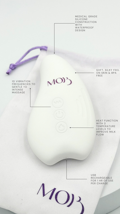 2-in-1 Electronic Lactation Breast Massager midwives